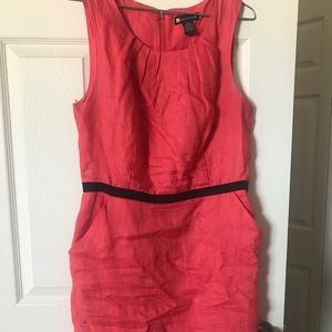 Valerie bertinelli dress back zipper with side front pockets